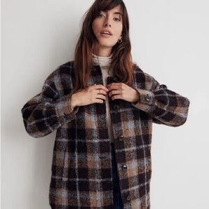 madewell • belrose shirt jacket in plaid